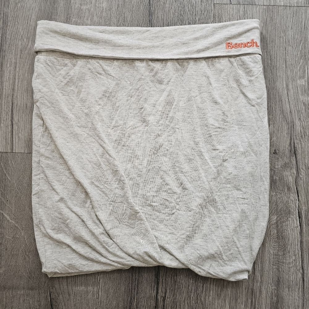 NWT Bench Bubble Hem Mini Skirt Heathered Gray Small